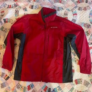 Y2K Red Columbia Light Rain Jacket Large